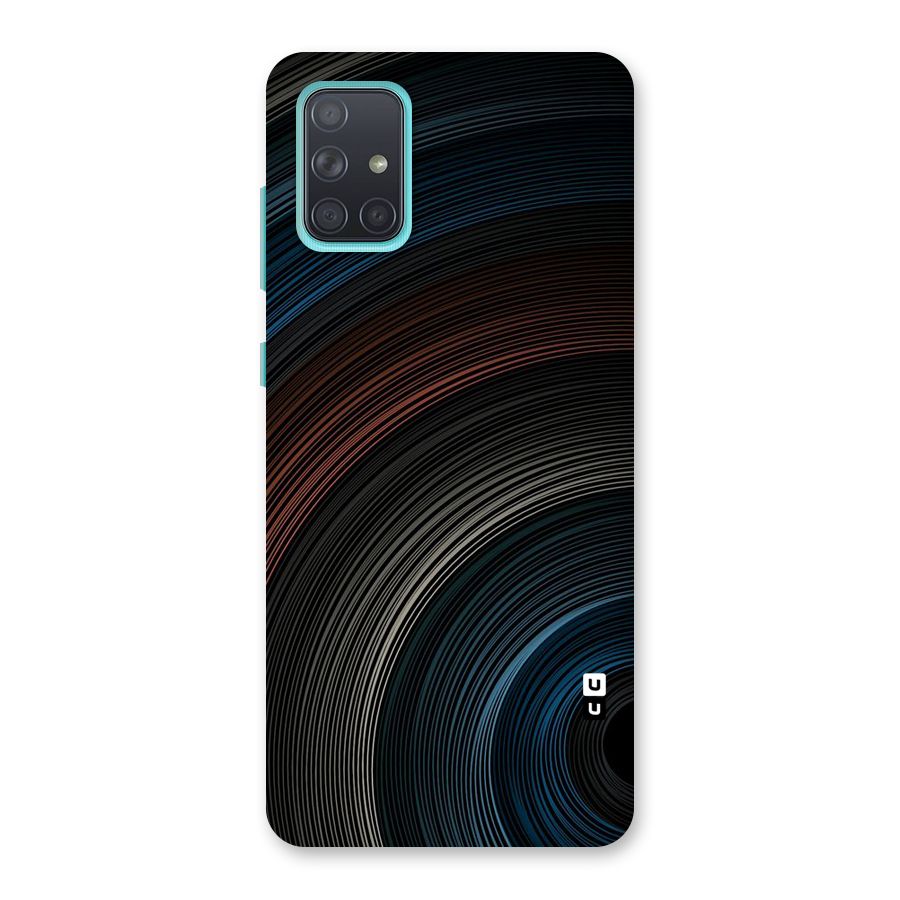 Dark Shade Swirls Back Case for Galaxy A71