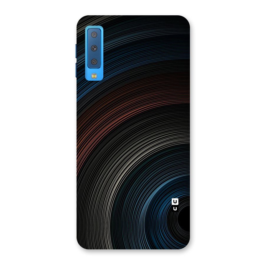 Dark Shade Swirls Back Case for Galaxy A7 (2018)