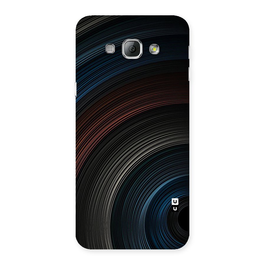 Dark Shade Swirls Back Case for Galaxy A8
