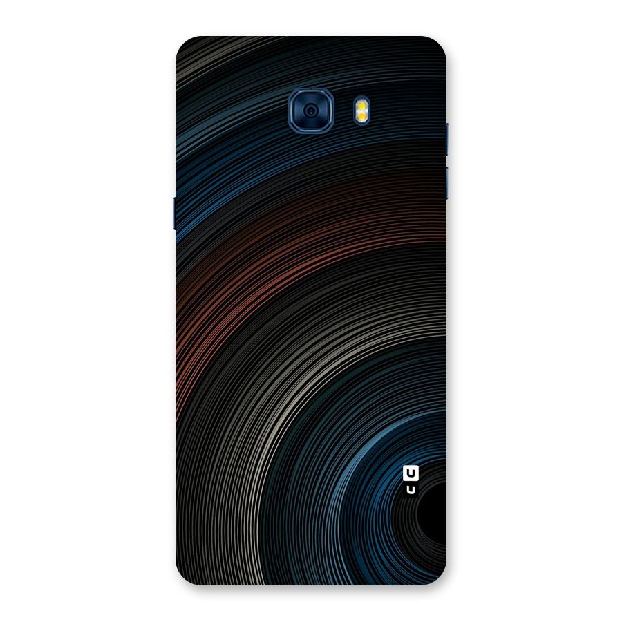 Dark Shade Swirls Back Case for Galaxy C7 Pro