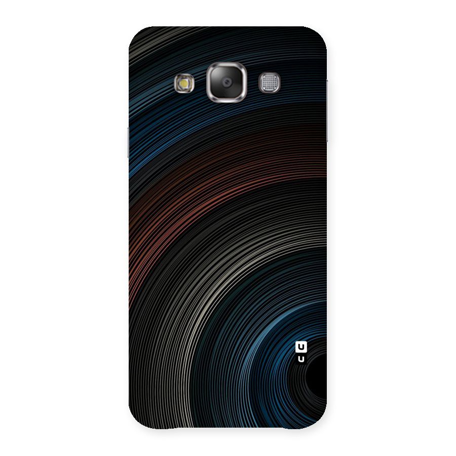 Dark Shade Swirls Back Case for Galaxy E7