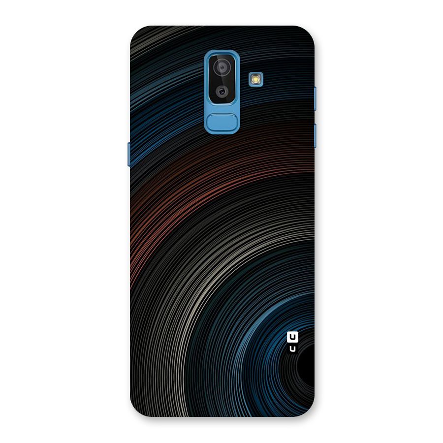 Dark Shade Swirls Back Case for Galaxy J8