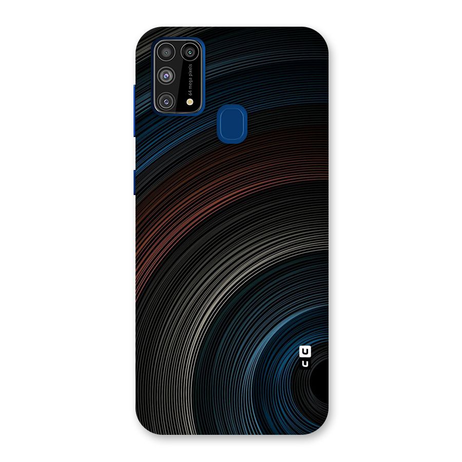 Dark Shade Swirls Back Case for Galaxy M31