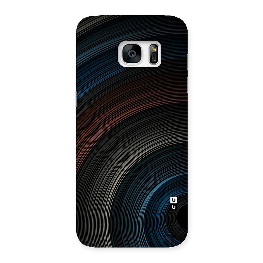 Dark Shade Swirls Back Case for Galaxy S7 Edge