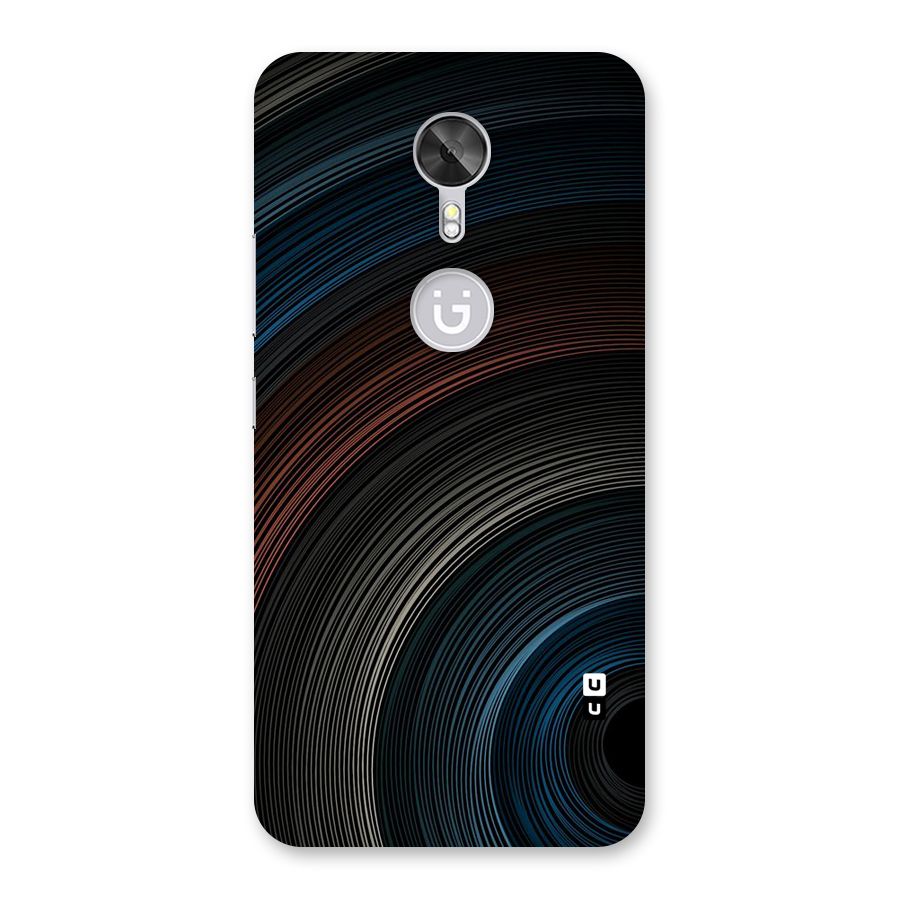 Dark Shade Swirls Back Case for Gionee A1
