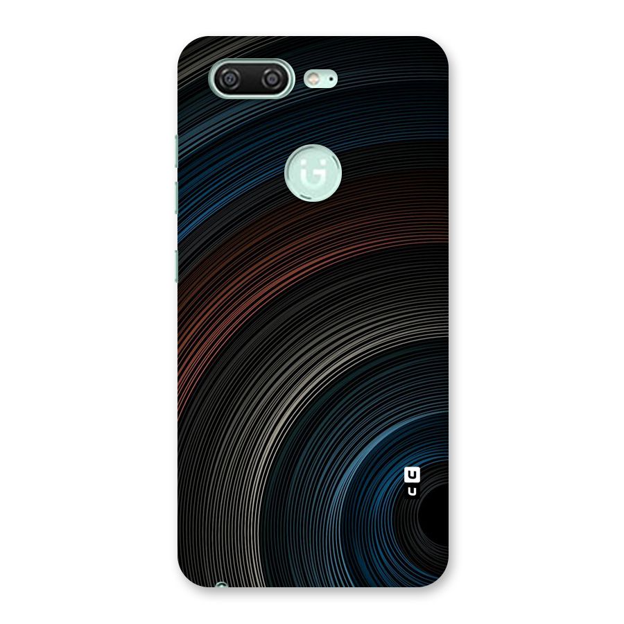 Dark Shade Swirls Back Case for Gionee S10