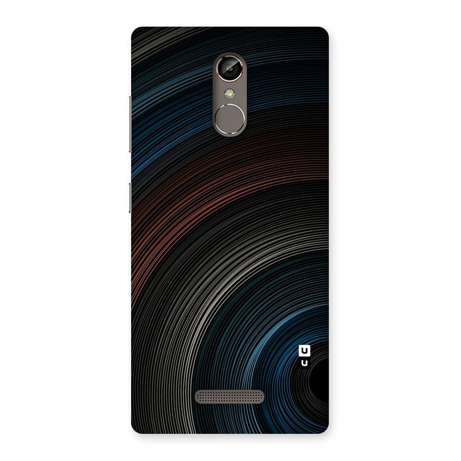 Dark Shade Swirls Back Case for Gionee S6s