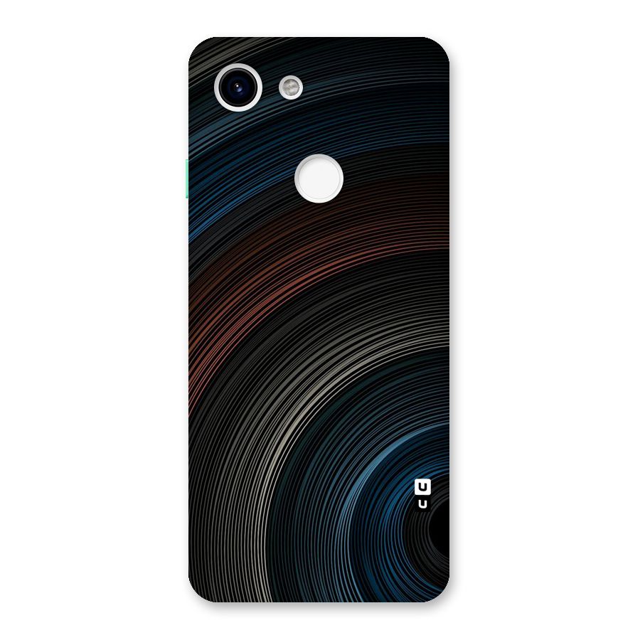 Dark Shade Swirls Back Case for Google Pixel 3