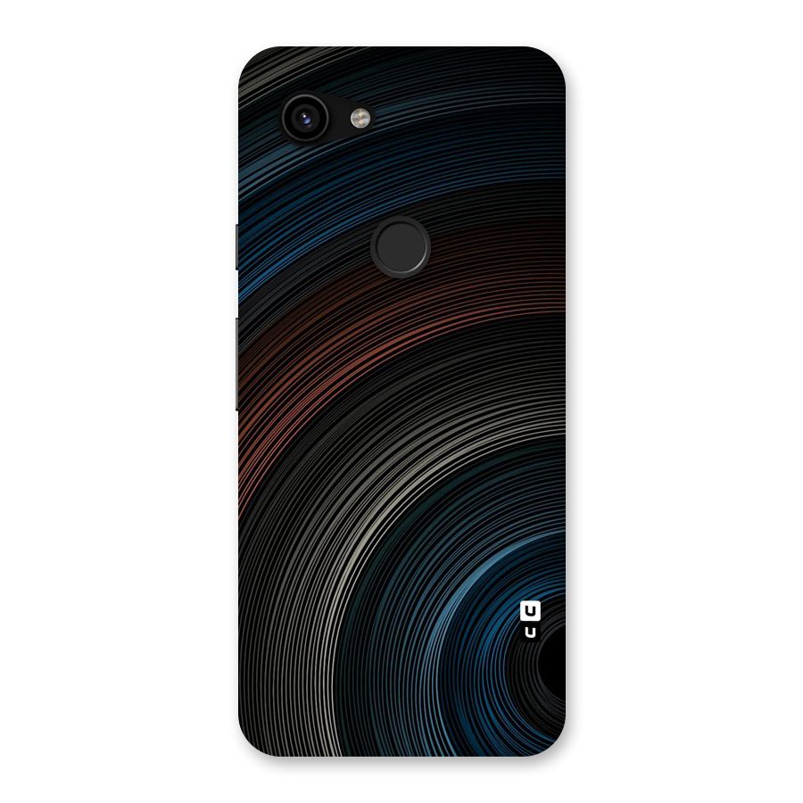 Dark Shade Swirls Back Case for Google Pixel 3a