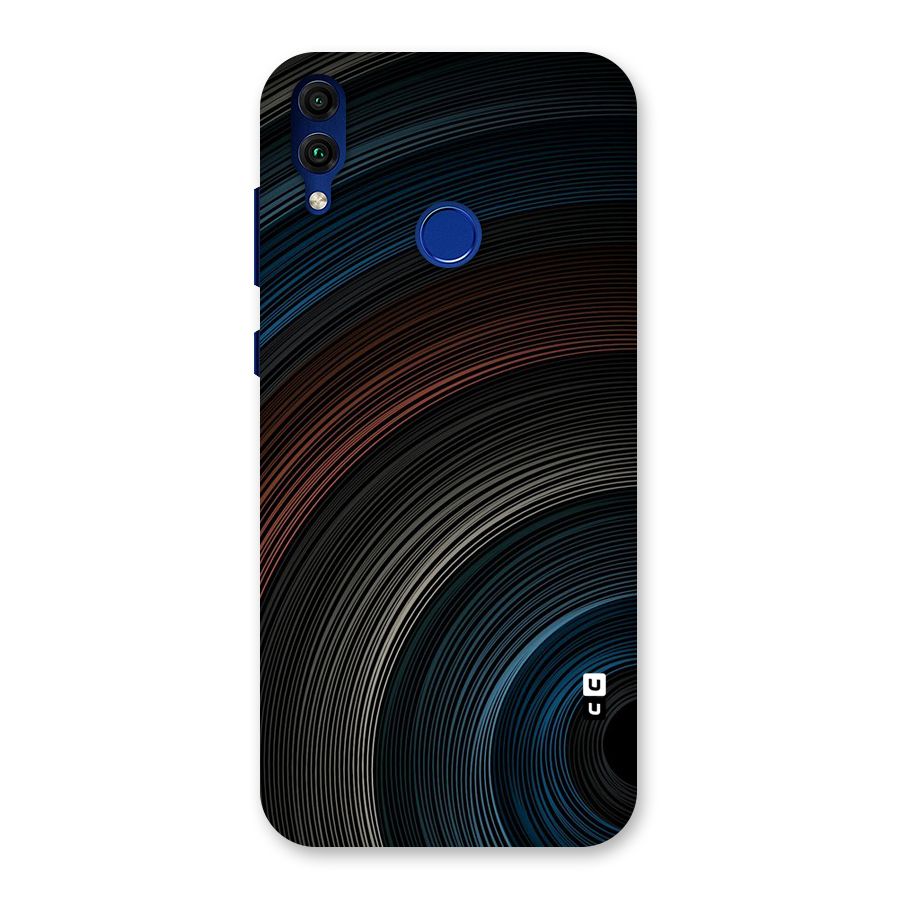Dark Shade Swirls Back Case for Honor 8C