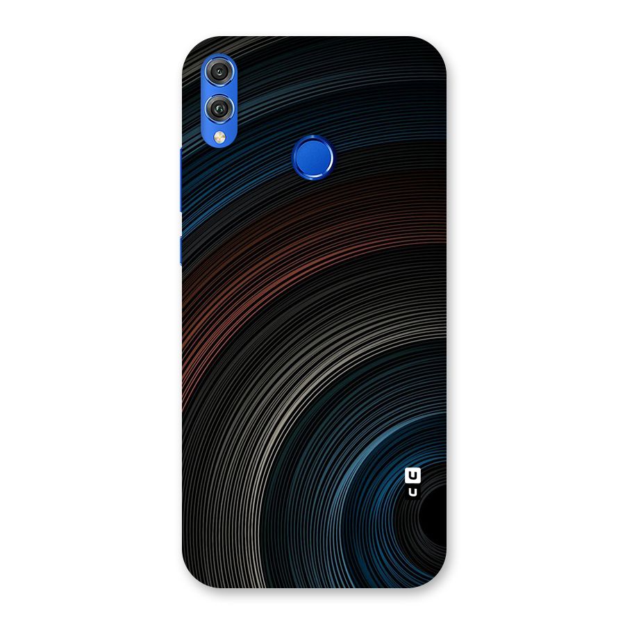 Dark Shade Swirls Back Case for Honor 8X