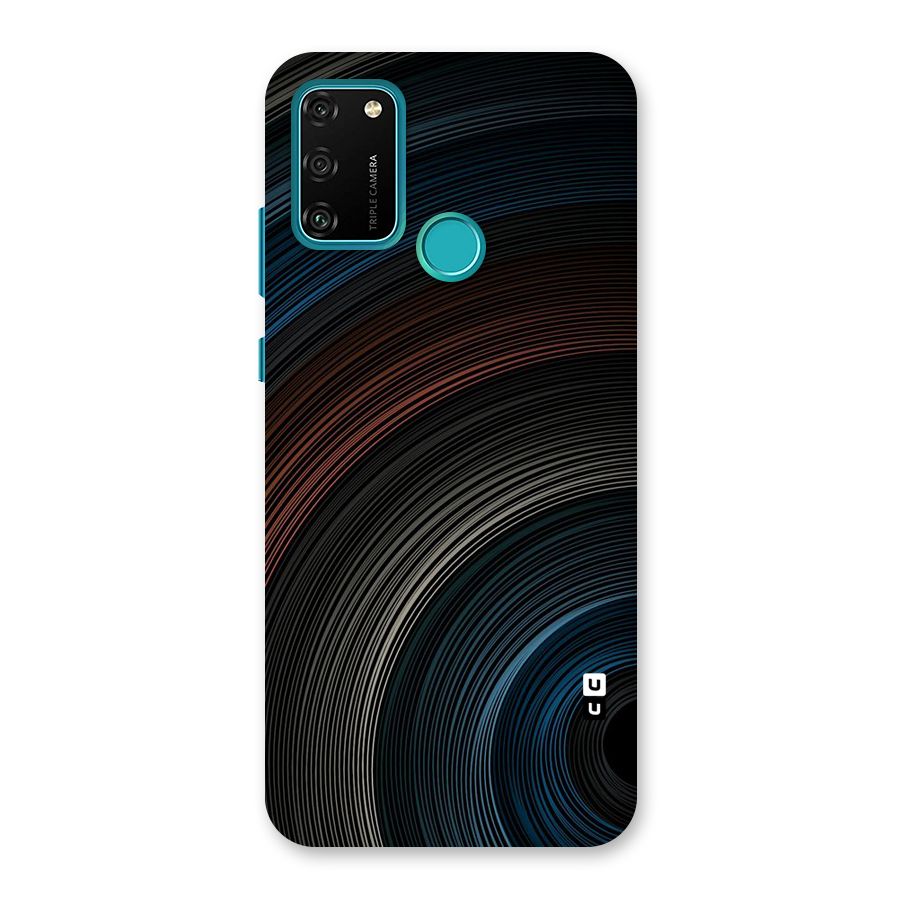 Dark Shade Swirls Back Case for Honor 9A
