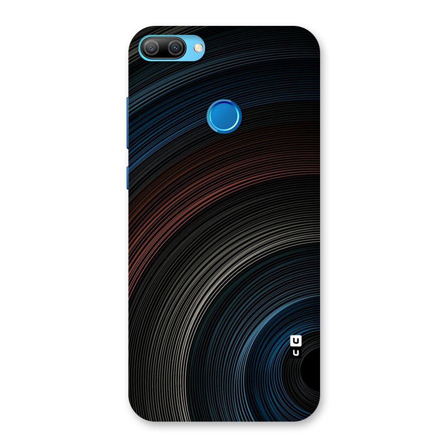 Dark Shade Swirls Back Case for Honor 9N