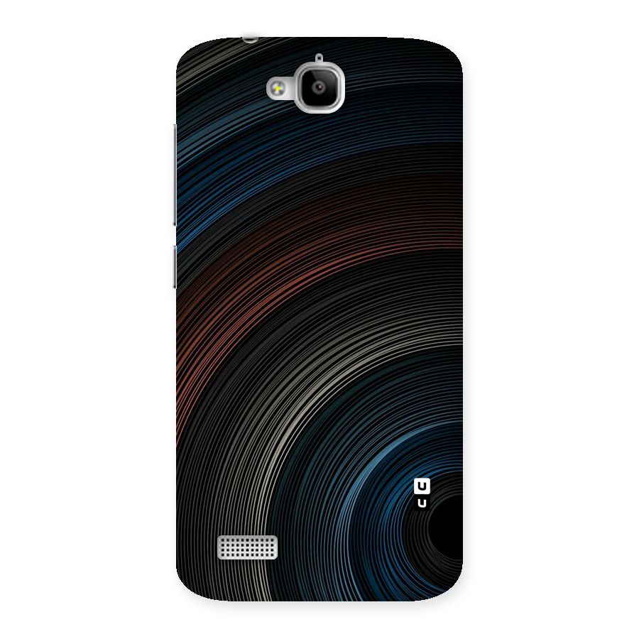 Dark Shade Swirls Back Case for Honor Holly