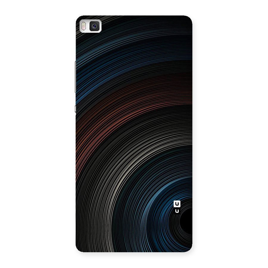 Dark Shade Swirls Back Case for Huawei P8