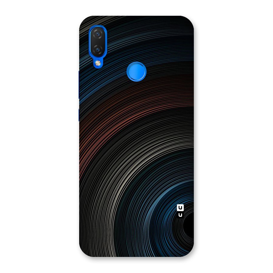 Dark Shade Swirls Back Case for Huawei P Smart+
