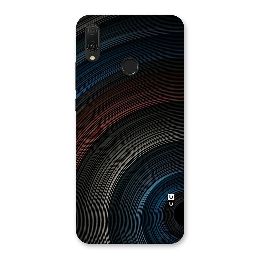 Dark Shade Swirls Back Case for Huawei Y9 (2019)