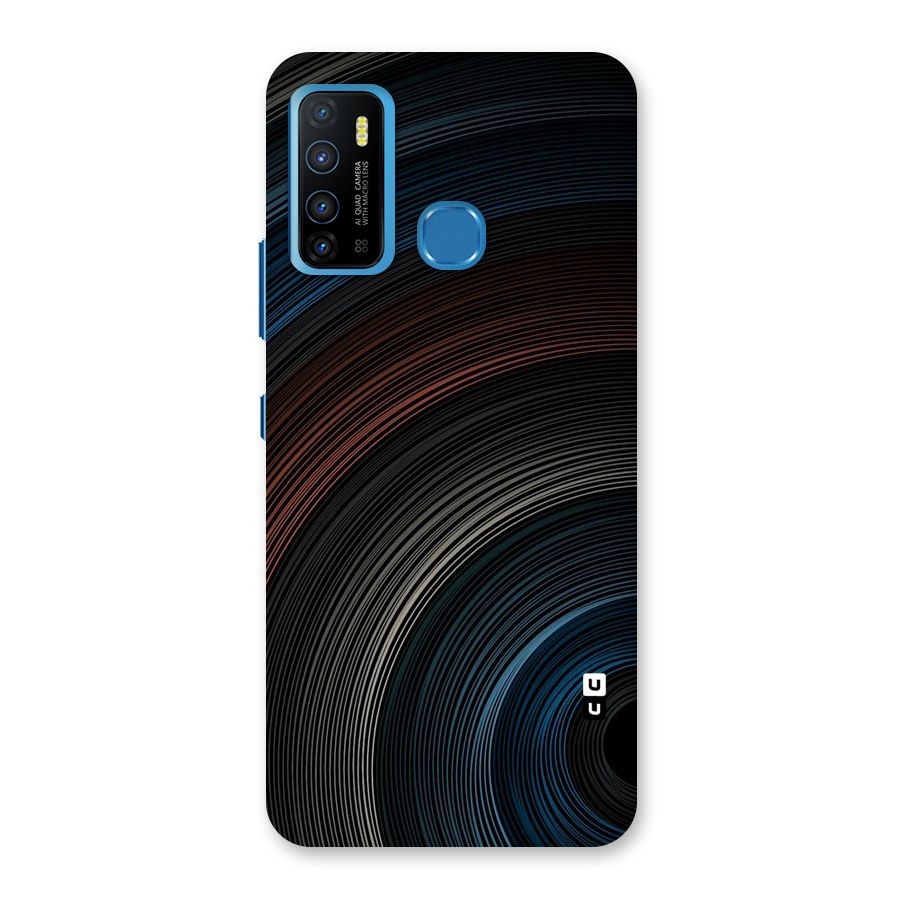 Dark Shade Swirls Back Case for Infinix Hot 9