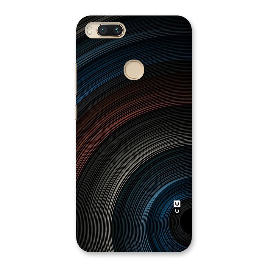 Dark Shade Swirls Back Case for Mi A1