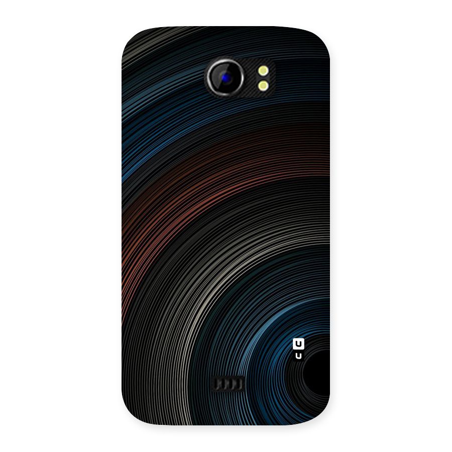 Dark Shade Swirls Back Case for Micromax Canvas 2 A110