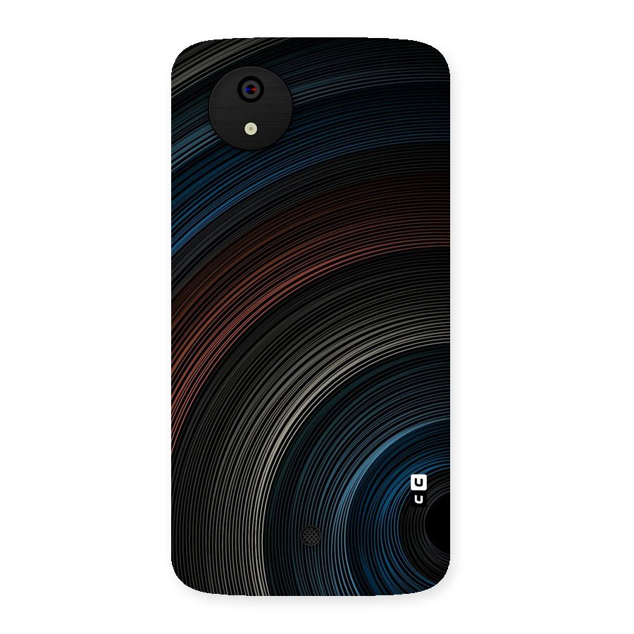 Dark Shade Swirls Back Case for Micromax Canvas A1