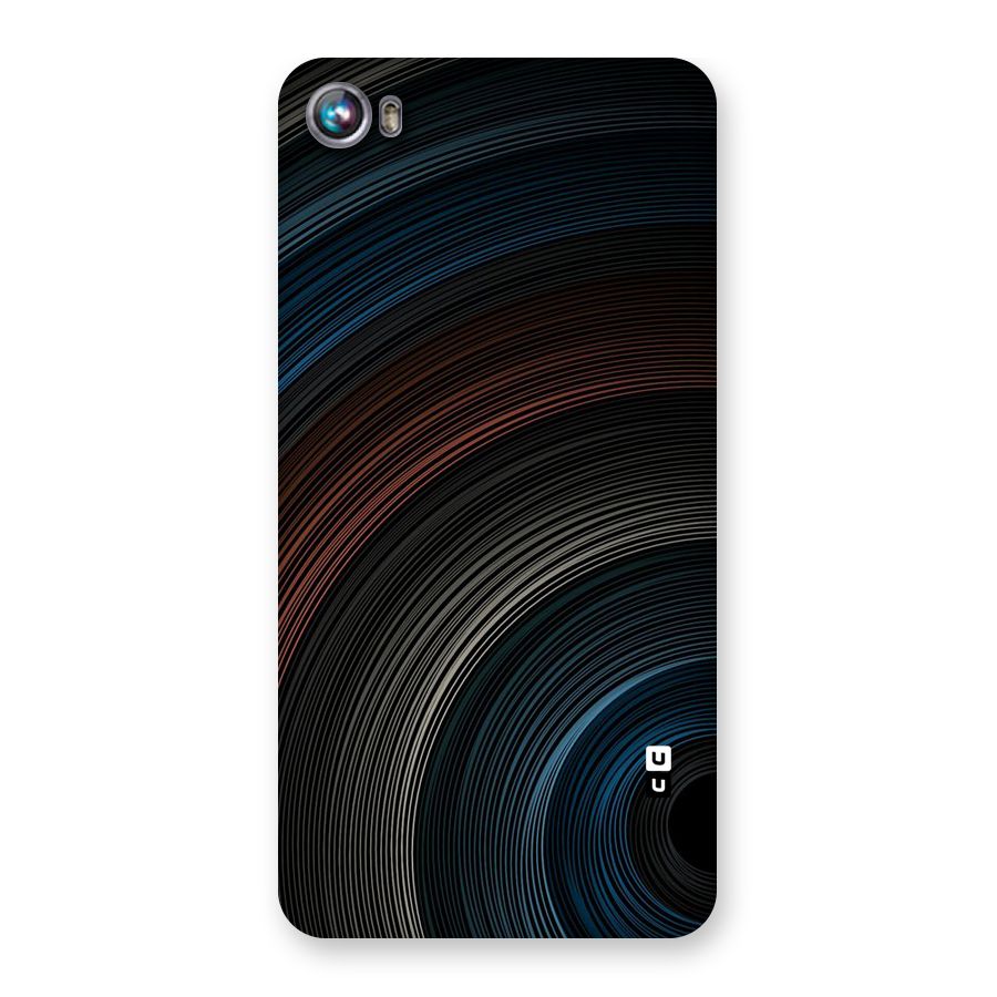 Dark Shade Swirls Back Case for Micromax Canvas Fire 4 A107