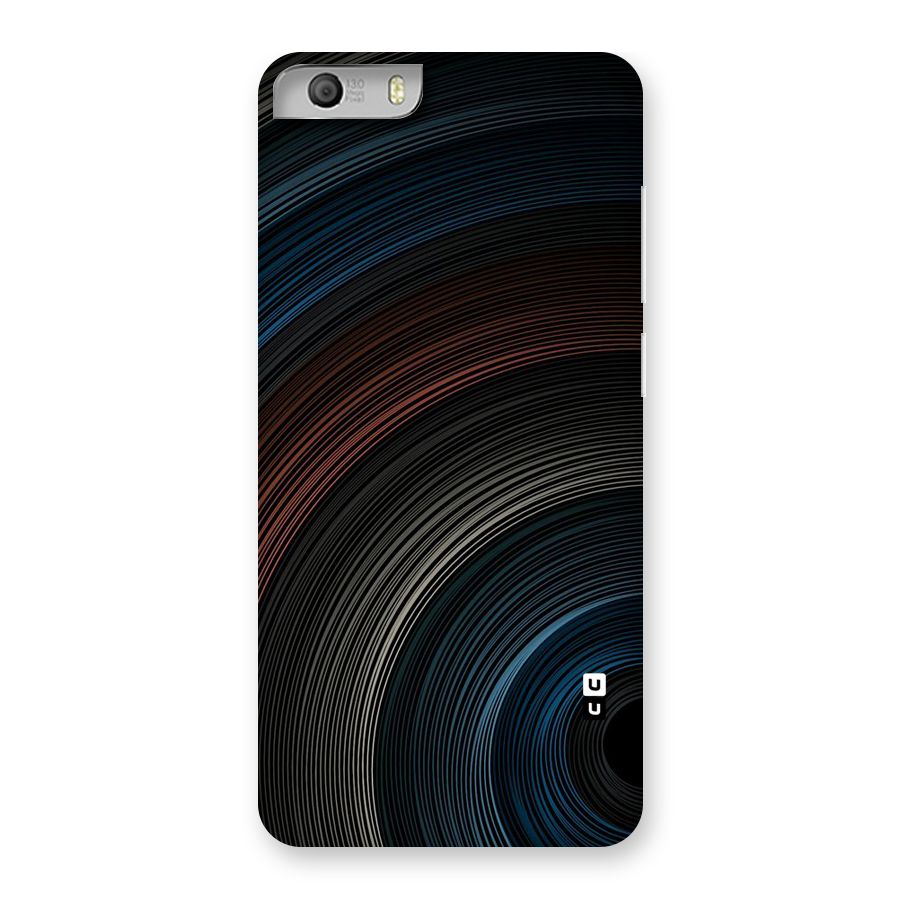 Dark Shade Swirls Back Case for Micromax Canvas Knight 2