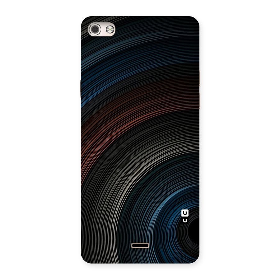 Dark Shade Swirls Back Case for Micromax Canvas Silver 5