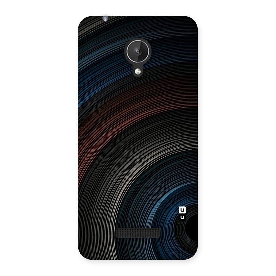 Dark Shade Swirls Back Case for Micromax Canvas Spark Q380