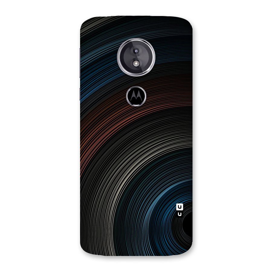 Dark Shade Swirls Back Case for Moto E5