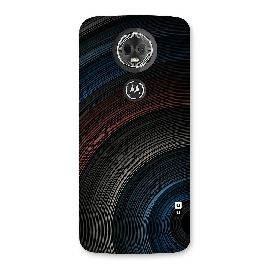 Dark Shade Swirls Back Case for Moto E5 Plus