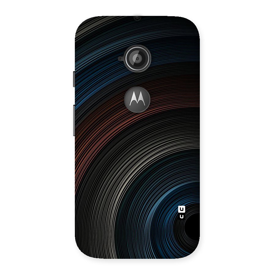 Dark Shade Swirls Back Case for Moto E 2nd Gen