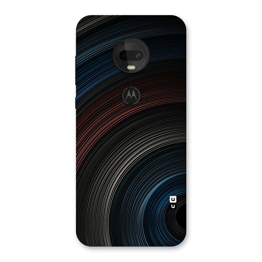 Dark Shade Swirls Back Case for Moto G7