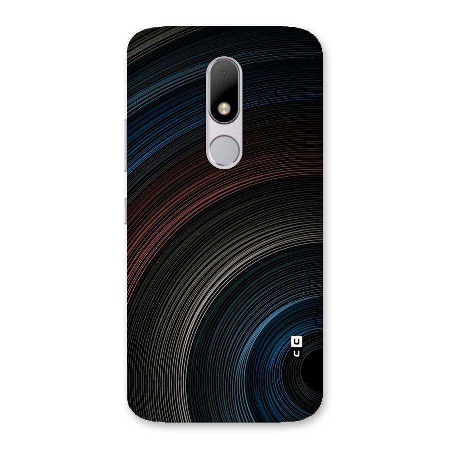 Dark Shade Swirls Back Case for Moto M