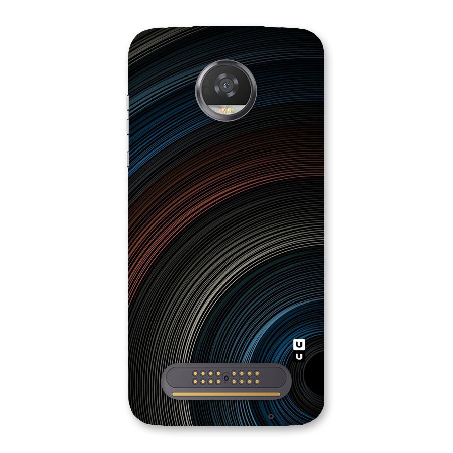 Dark Shade Swirls Back Case for Moto Z2 Play