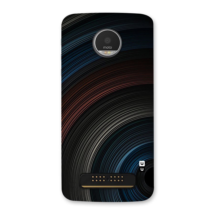 Dark Shade Swirls Back Case for Moto Z Play