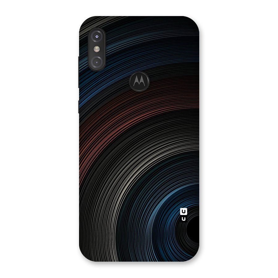 Dark Shade Swirls Back Case for Motorola One Power