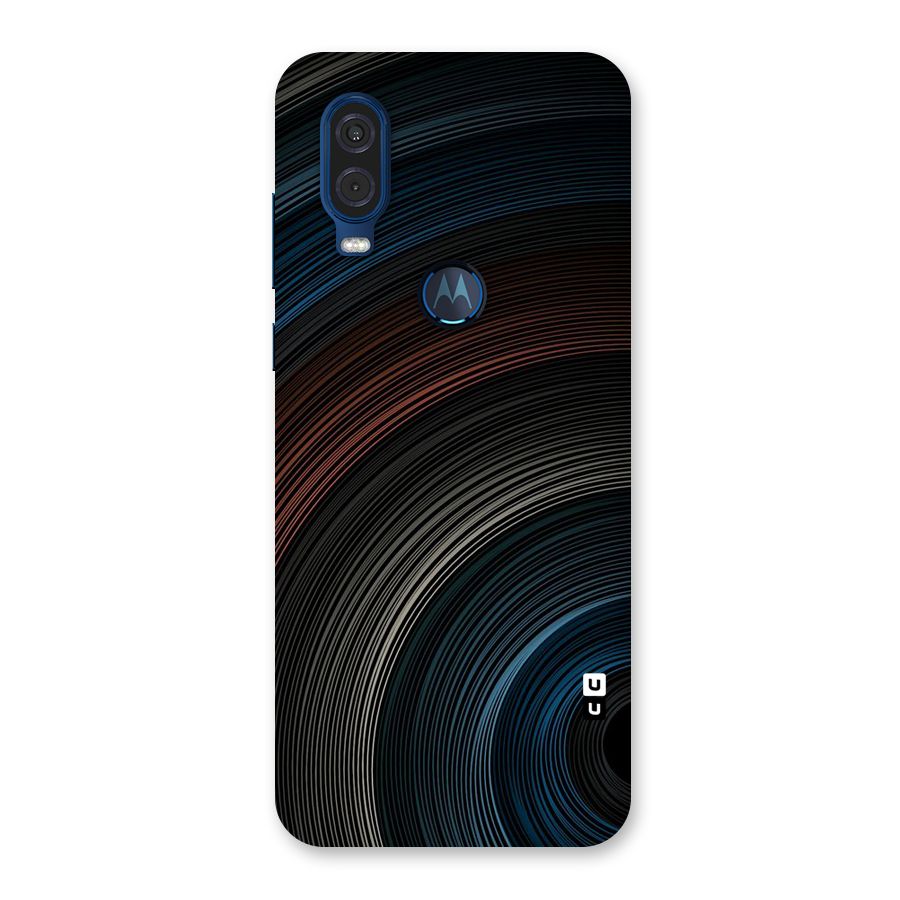 Dark Shade Swirls Back Case for Motorola One Vision