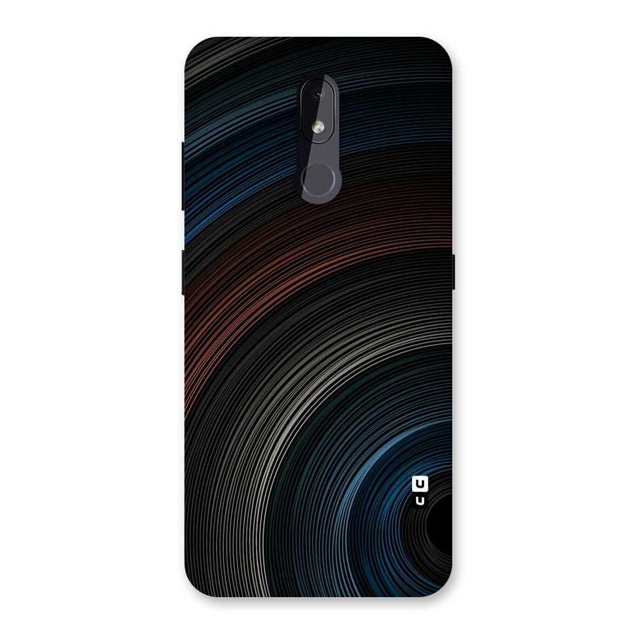 Dark Shade Swirls Back Case for Nokia 3.2