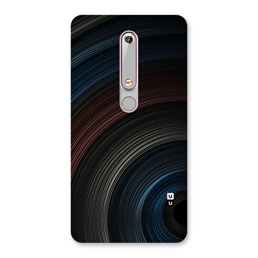 Dark Shade Swirls Back Case for Nokia 6.1