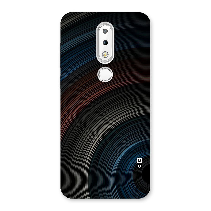 Dark Shade Swirls Back Case for Nokia 6.1 Plus