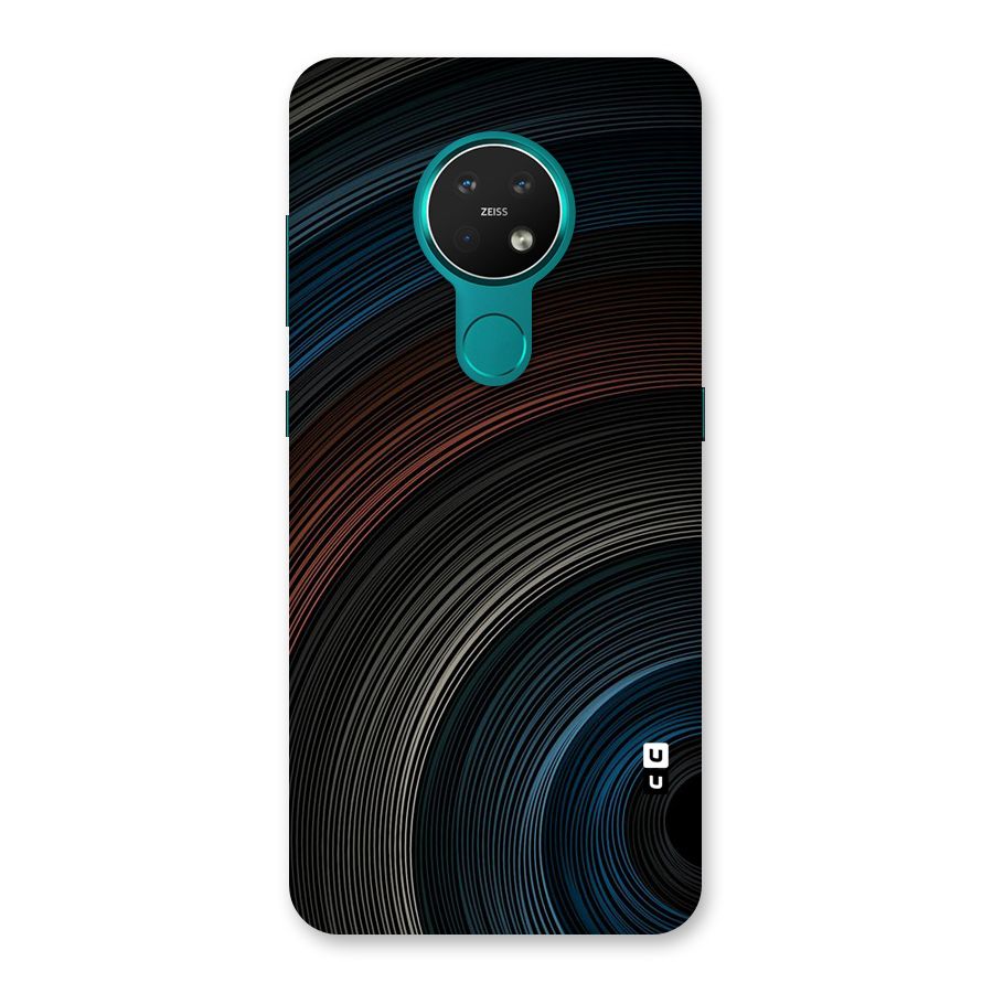 Dark Shade Swirls Back Case for Nokia 7.2