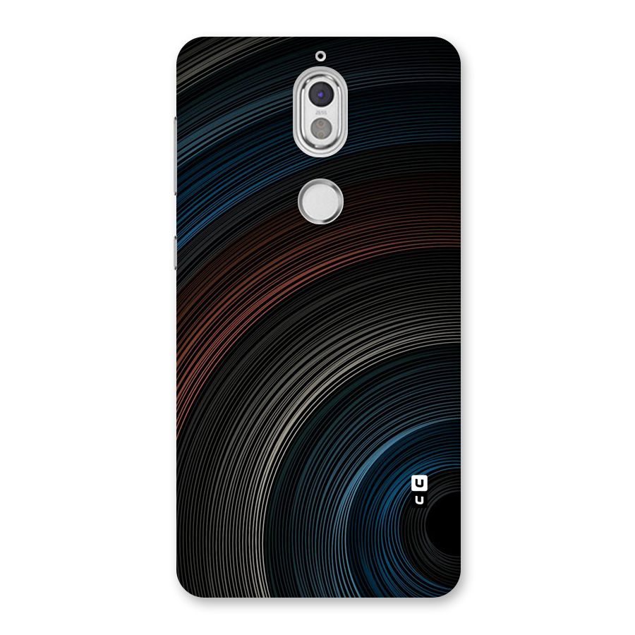 Dark Shade Swirls Back Case for Nokia 7