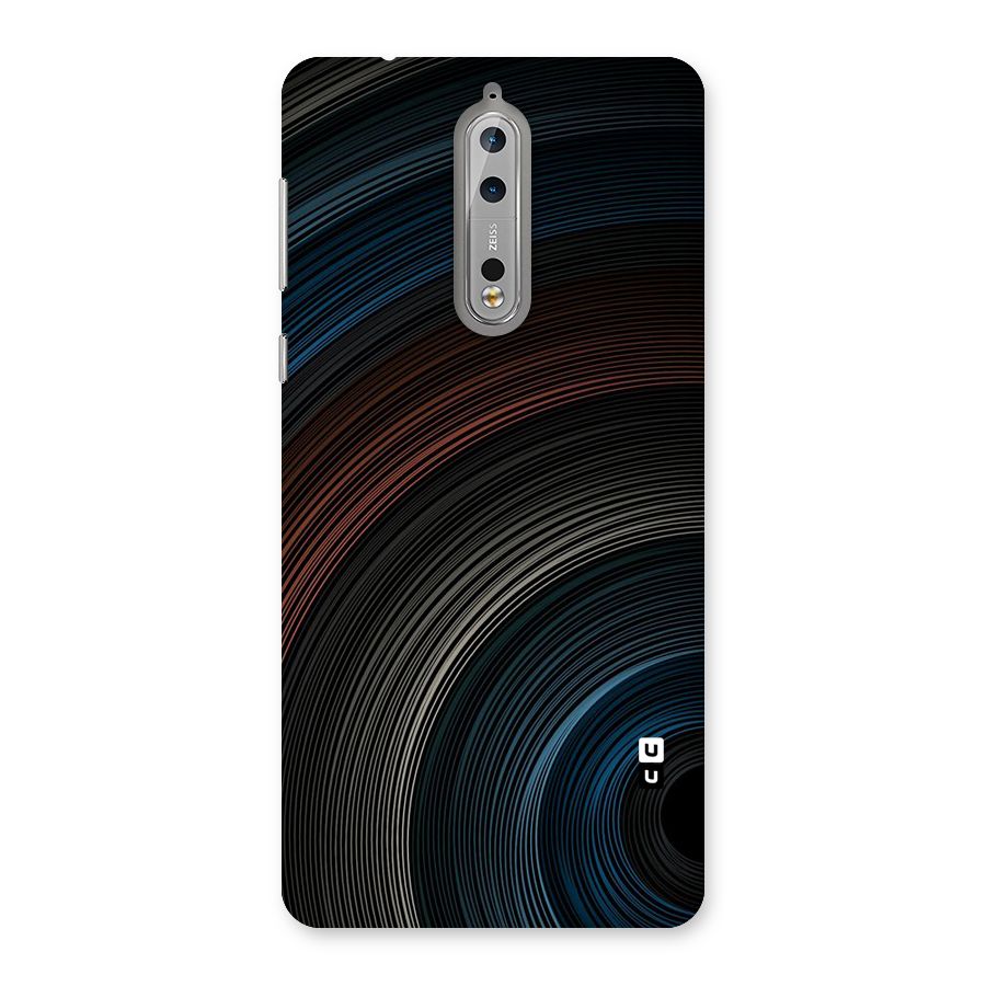 Dark Shade Swirls Back Case for Nokia 8