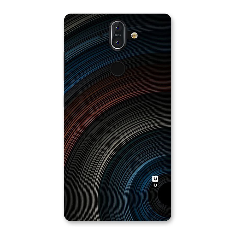Dark Shade Swirls Back Case for Nokia 8 Sirocco