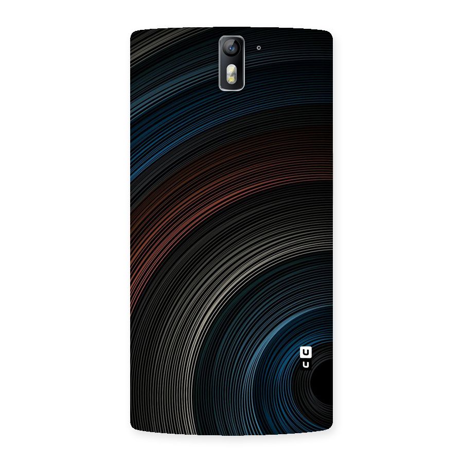 Dark Shade Swirls Back Case for One Plus One