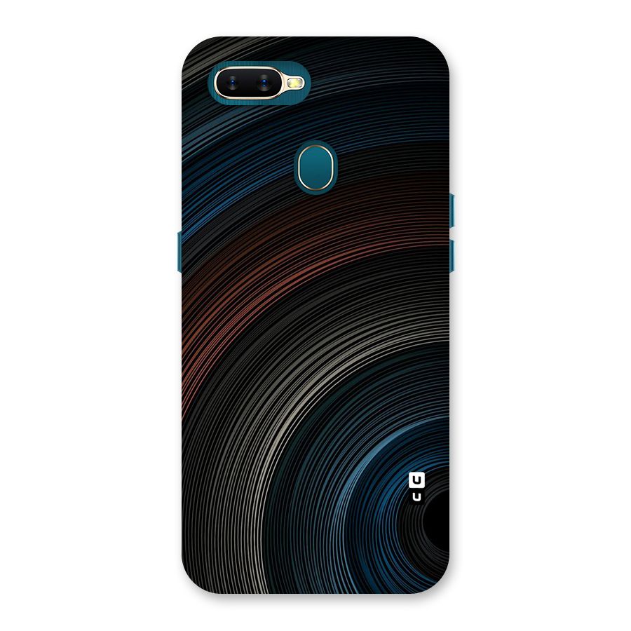 Dark Shade Swirls Back Case for Oppo A11k