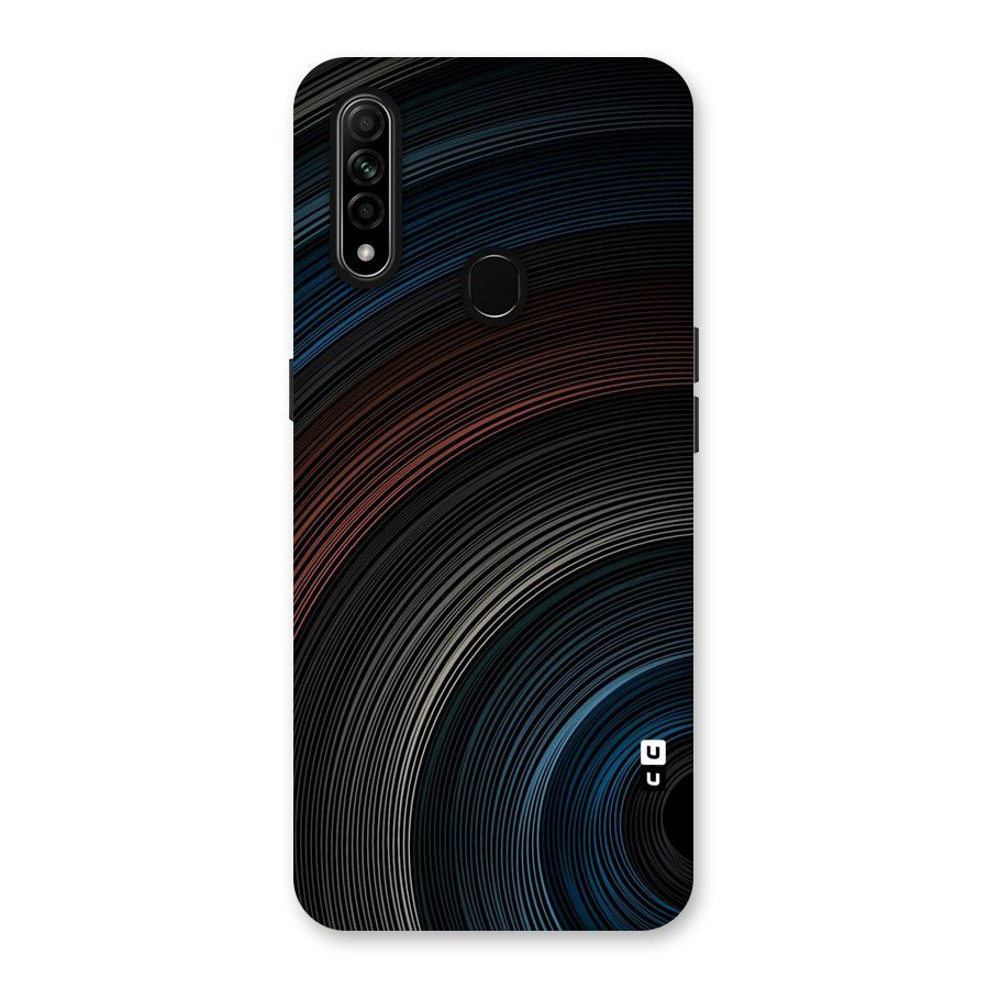 Dark Shade Swirls Back Case for Oppo A31