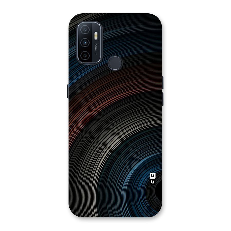 Dark Shade Swirls Back Case for Oppo A32