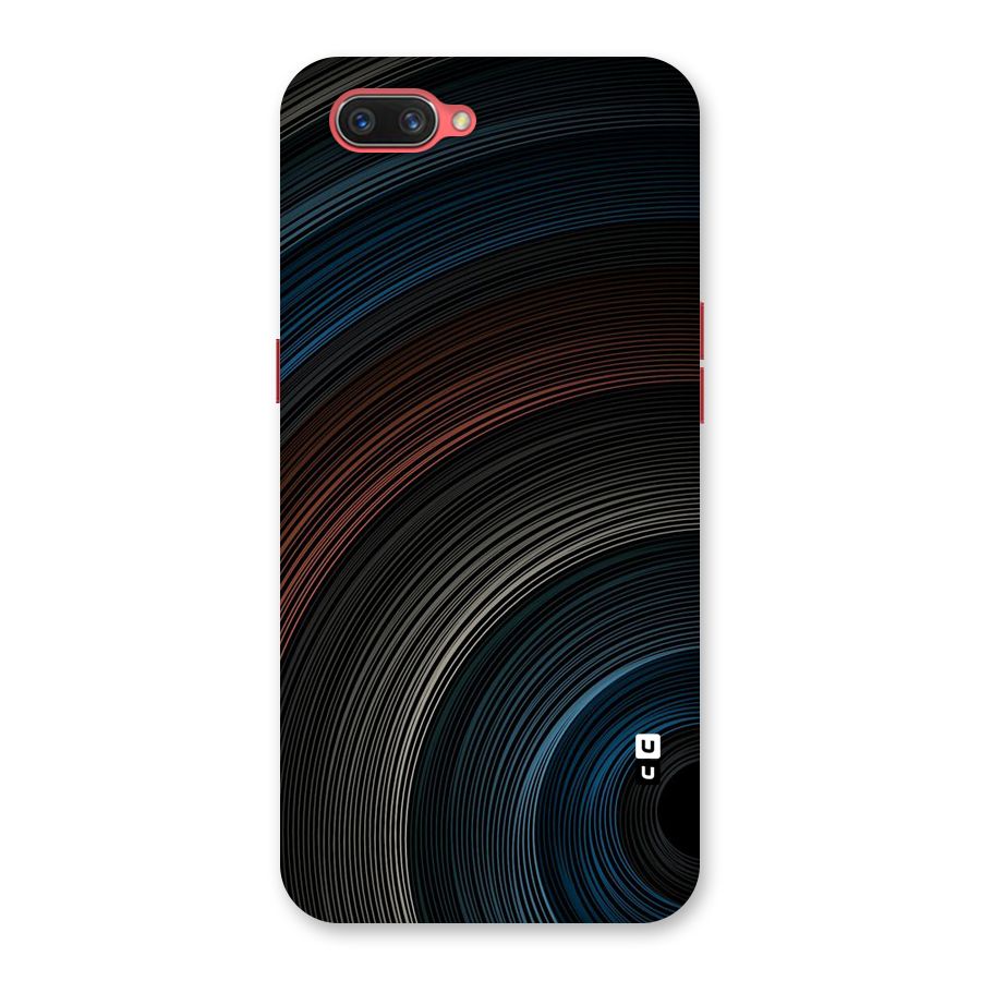 Dark Shade Swirls Back Case for Oppo A3s